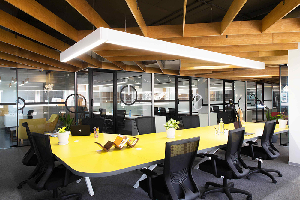 Flexible desks at GoodWorks CoWork