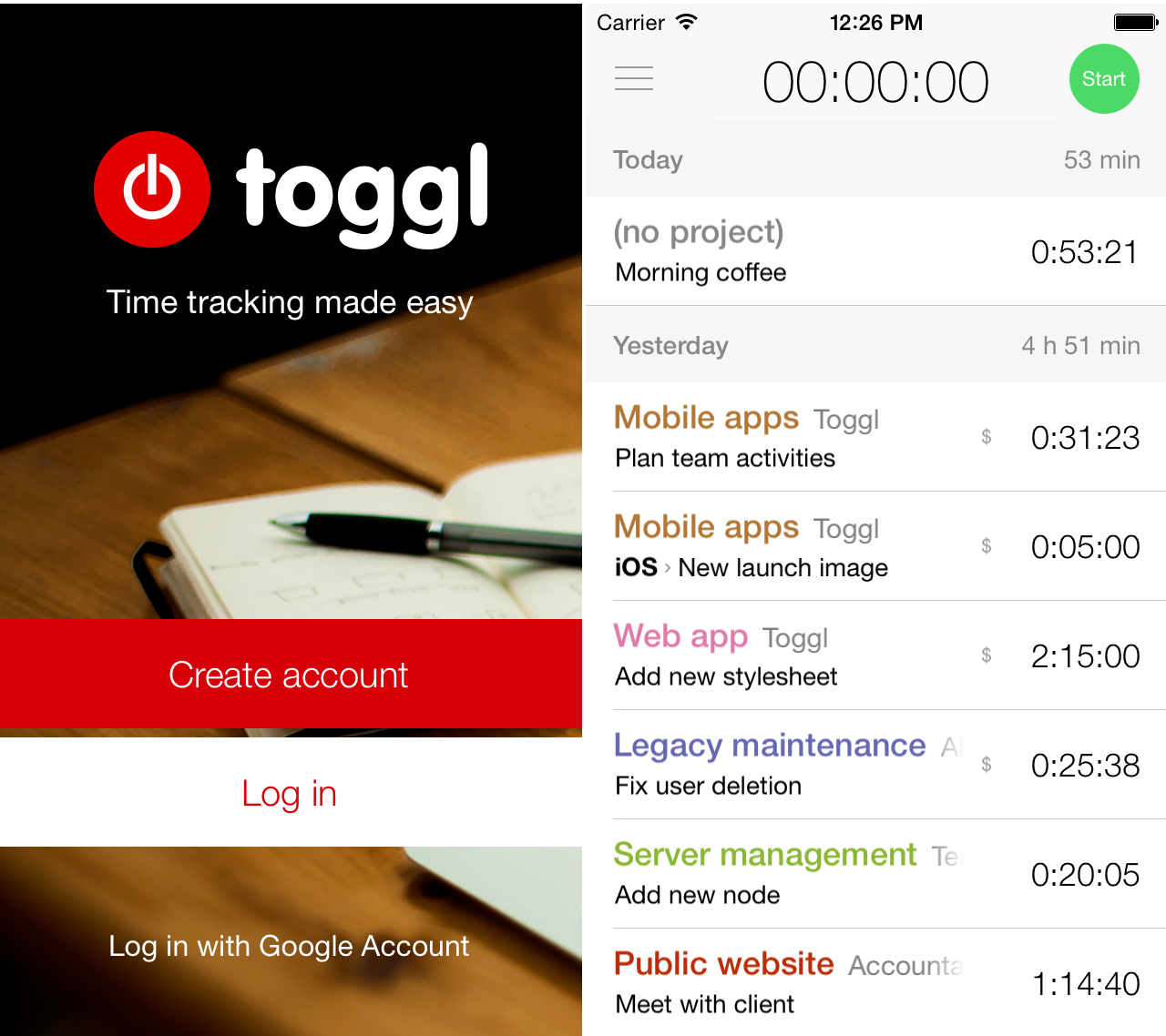 toggl-app