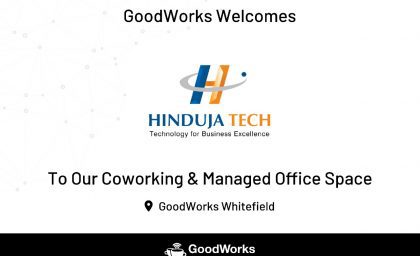Hinduja chooses GoodWorks!