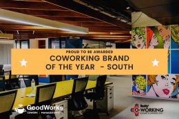 GoodWork Spaces Awarded As The ‘Co-Working Brand of the Year – South’. Check Out CEO Vishwas Mudagal’s View On The Future Of Coworking.