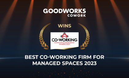 GoodWorks Cowork wins the 4th REALTY+ Co-Working Excellence Award 2023!