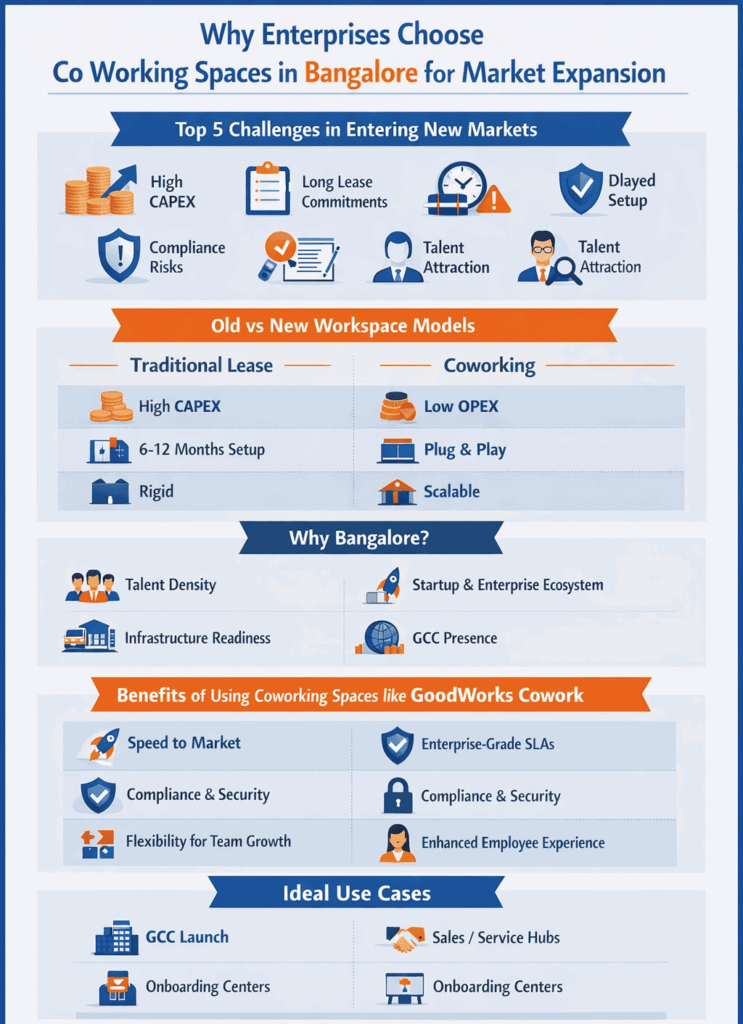 Coworking Space in Bangalore: The Best First Hub for Market Expansion
