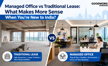 Managed Office vs Traditional Lease: What Makes More Sense When You’re New to India?